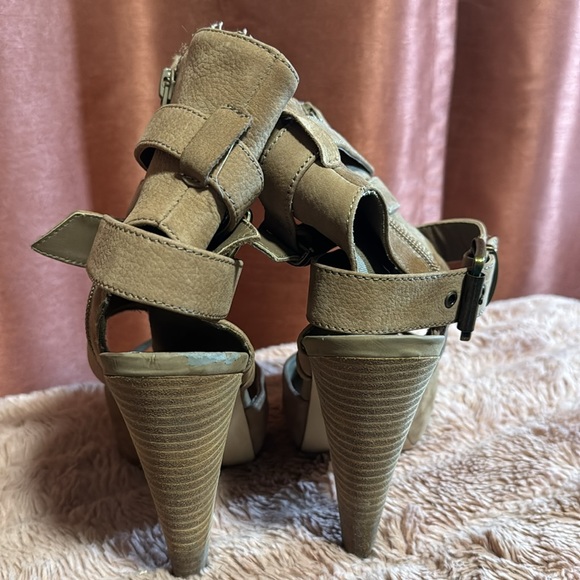 Aldo Tan Suede Sandal Heels – Size 6.5 / EU 37 - Picture 8 of 8